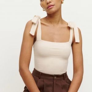 NWT Reformation Cream Top